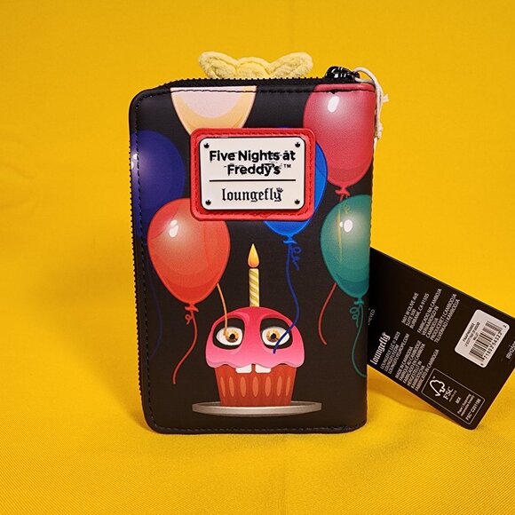 Loungefly Five Nights at Freddy's Chica Plush Cosplay Zip Around Wallet NEW - Picture 6 of 14